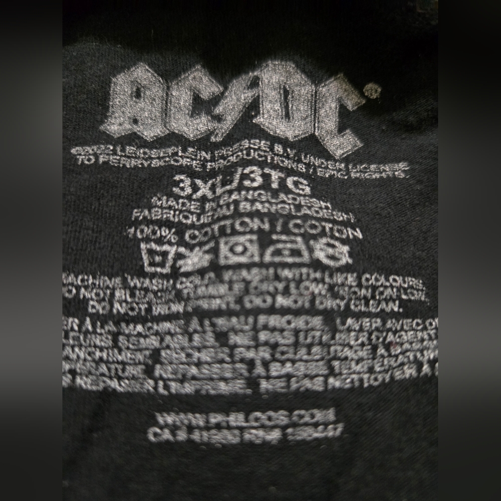 AC/DC BAND TShirt (3XL) - Picture 2 of 4